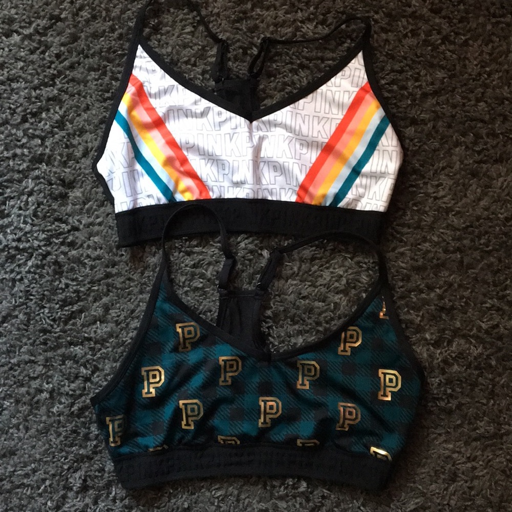 2 Vs Pink sports bras